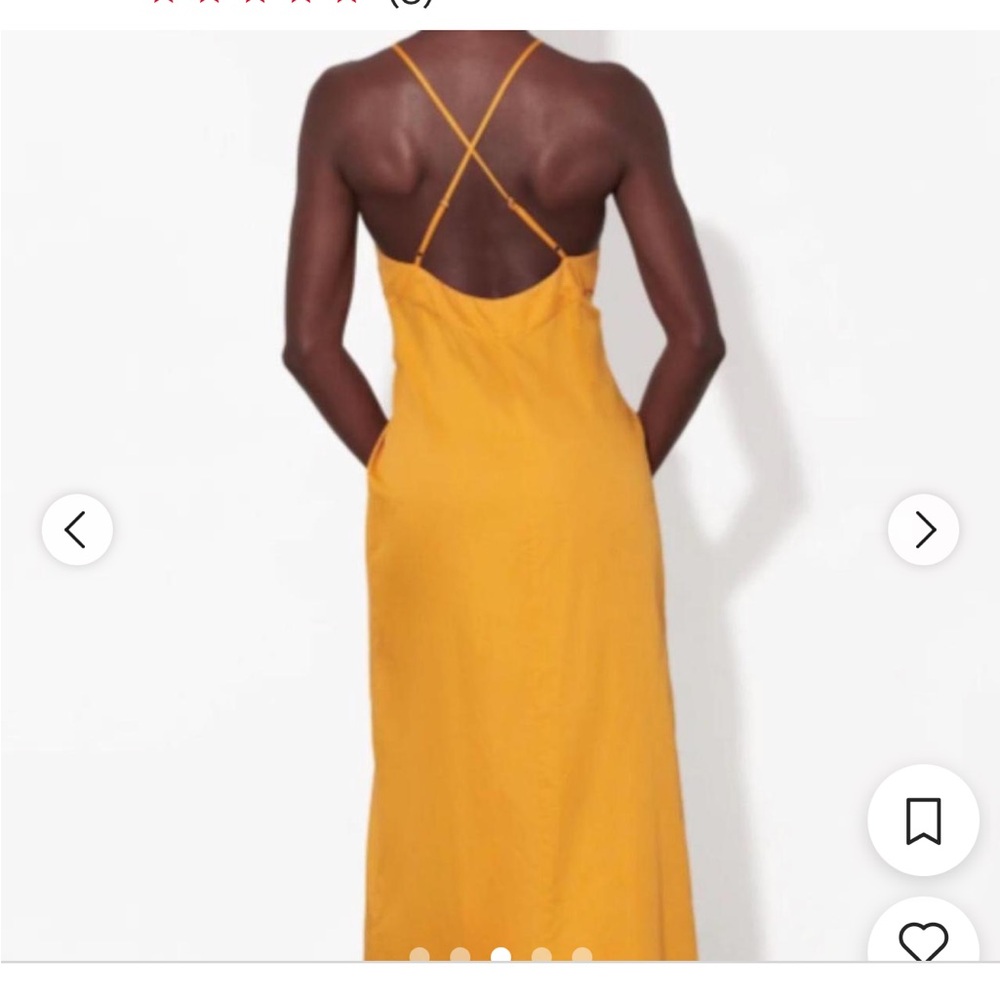 NWOT Mara Hoffman Lolita tie front dress - Picture 3 of 8